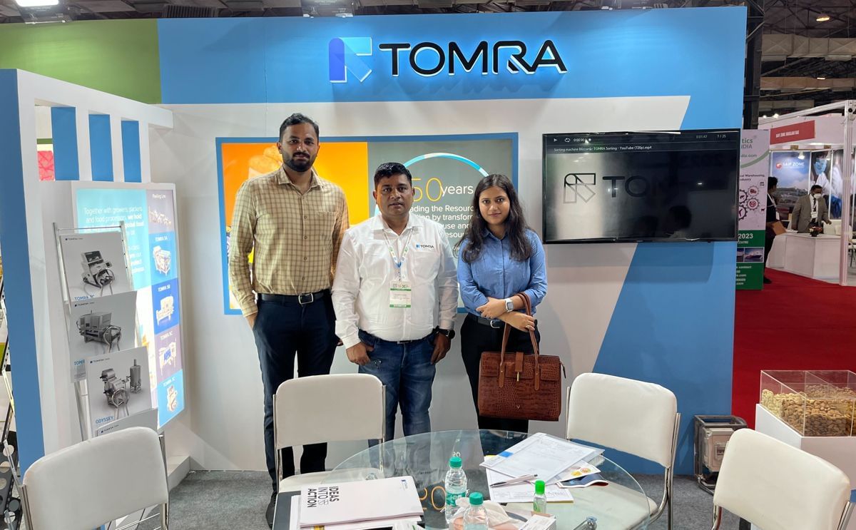 Team PotatoPro with Mr. Kuldeep at InterFood Tech 2022 at Mumbai, India.